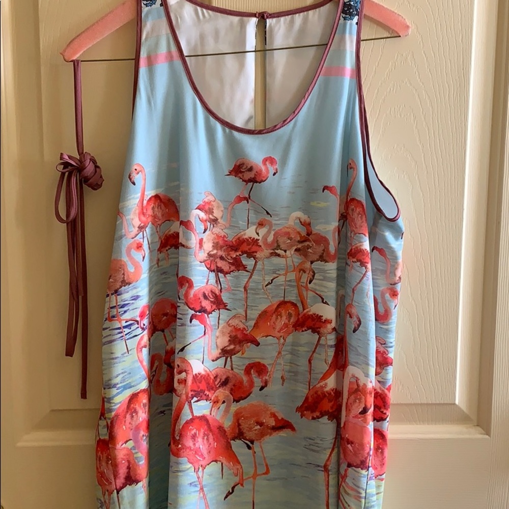 Anthropologie Silk Tank Dress.